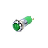 AVISADOR PAINEL METALICO LED VERDE 24-28VDC Ø14,2mm IP67