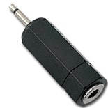 ADAPT.JACK 2,5 MONO MACHO P/ 3,5mm MONO FEMEA
