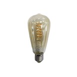 LAMPADA EDISON FILAMENTO ESPIRAL LED CRISTAL GOLD 4W E27