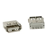 FICHA USB-A FEMEA SIMPLES 180º P/CI