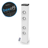 COLUNA AMPLIFICADA FM/USB/BT/SD/DOCK IPHONE 60W BRANCO