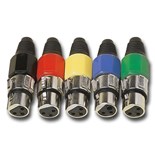 FICHA XLR FEMEA 3P PARA EXTENSAO