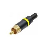 FICHA NEUTRIK RCA MACHO BARRA AMARELA
