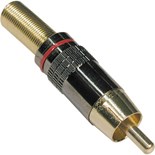 FICHA RCA MACHO DOURADO DE EXTENSAO PARA VIDEO