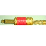 FICHA JACK 6,3mm MACHO MONO DOURADA