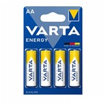 PACK 4 PILHAS ALCALINAS LR6 1.5 AA VARTA