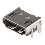 FICHA HDMI MACHO PCB HORIZONTAL