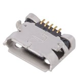 FICHA MICRO USB B 5PIN FEMEA PCB