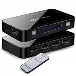 COMUTADOR MANUAL HDMI 4 PORTAS