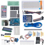 KIT INICIACAO C/ UNO-R3 / MOTOR / LCD / PLACA / JUMPERS