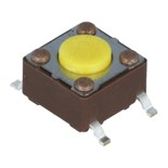 MICRO PULSADOR TACT SPST NO 6.2X6.2MM ALTURA BOTAO 4.3MM
