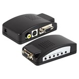 CONVERSOR VIDEO VGA + RCA + SVHS P/ VGA