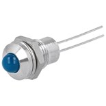 Led azul com suporte metal 8,2mm  IP40