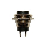 PULSADOR REDONDO NA OFF-(ON) Ø20mm 3A 125V PRETO
