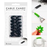 ORGANIZADOR ESPIRAL P/ CABOS PRETO CABLE CANDY