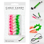 ORGANIZADOR ESPIRAL PEQUENO P/CABOS CORES SORT. CABLE CANDY