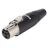 FICHA MINI XLR 4PINOS FEMEA REAN NEUTRIK