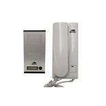 AUDIO PORTEIRO 1 PLATINA EXTERIOR + 1 COMBINADO INTERIOR