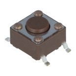 MICRO PULSADOR SPST NO 6.2X6.2MM ALTURA BOTAO 4.3MM