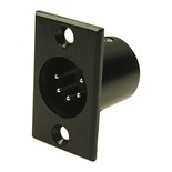 FICHA XLR 5P MACHO PAINEL