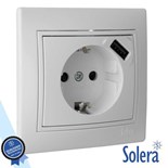 TOMADA CORRENTE ENCASTRAR C/ 1 SAIDA USB 5VDC 2.1A