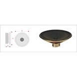 ALTIFALANTE 15w 8 Ohms 102X102MM 87DB