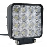 FOCO TRABALHO 16 LEDS 6000K 48W 12-24VDC