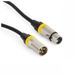 EXTENSAO XLR 3P MACHO / XLR 3P FEMEA BST 5MTS