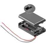 SUPORTE 3 PILHAS LR03 COM CAIXA