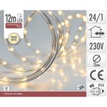 MANGUEIRA DE NATAL LED BRANCO QUENTE Ø12mm 12MTS IP44