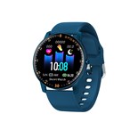 SMARTWATCH SPORT BRACELETE SILICONE AZUL DCU