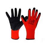 LUVAS POLIESTER S/ COSTURAS REVESTIMENTO LATEX TAM.7