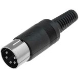 FICHA DIN MACHO 5 PINOS 240º