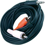 EXTENSAO JACK 3.5 MACHO STEREO / 2 RCA MACHO 10MT