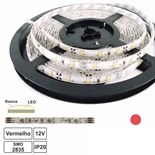 FITA FLEXIVEL 300 LEDS VERMELHO IP20 1MT