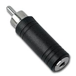 ADAPTADOR RCA MACHO PARA JACK 3,5 MONO FEMEA
