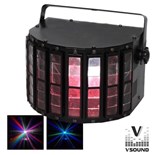 PROJETOR LUZ C/LED RGB SIX DERBY DMX VSOUND