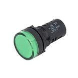 PILOTO REDONDO PAINEL Ø19.5mm 24VDC VERDE