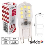 LAMPADA LED 230V 2.5W=24W 24 G9 BRANCO QUENTE