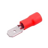 TERMINAL FASTON MACHO  ISOLADO 1,5 - 6,3mm (pack 10)