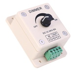REGULADOR DE LUZ LED DIMMER 12V 8A