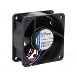 VENTILADOR 24VDC / 18-26VDC 60X60X25mm 2,6W 5600Rpm