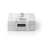 SELECTOR AUDIO ANALOGICO 2x 3.5MM | 3x 3.5MM FEMEA + 2.5MM F