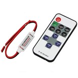 CONTROLADOR FITA LED MONOCROMATICO 12V/24V C/ COMANDO