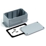 CAIXA ABS IP65 171X 80X 121mm CINZA ESCURO