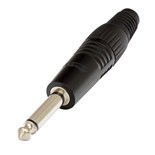 FICHA JACK 6.3MM MONO P/ CABO MAX 7.5MM  PROEL