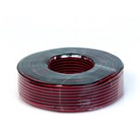 CABO COLUNA CCA PRETO / VERMELHO 2x1mm (100MTS)