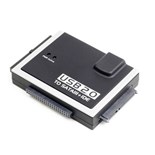 ADAPTADOR USB 2.0 P/DISCOS 2.5/3.5" SATA E IDE