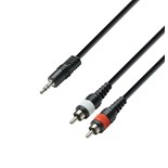 EXTENSAO JACK 3.5 STEREO / 2xRCA 1MT