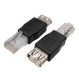 ADAPTADOR USB MACHO / RJ45 FEMEA